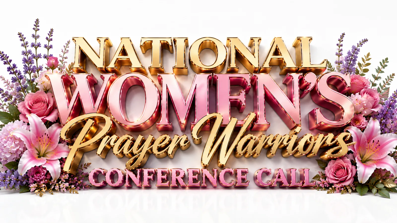 National Women's Prayer Warriors Conference Call banner